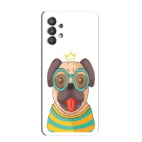 Бампер для Samsung Galaxy A32 (5G) с картинкой "Песики" – Собака Король