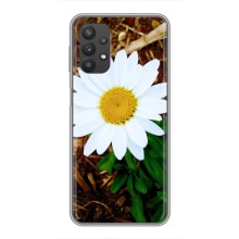 Чохол з ромашками на Samsung Galaxy A32 (5G) (Біла ромашка)