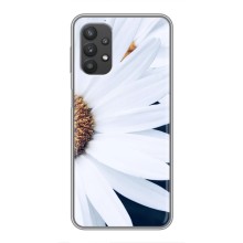 Чохол з ромашками на Samsung Galaxy A32 (5G) (Пів ромашки)