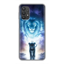 Чехол со Львом для Samsung Galaxy A32 (5G) (VPrint) (Маленький лев)