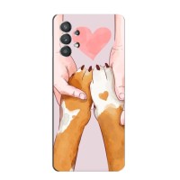 Чехол (ТПУ) Милые собачки для Samsung Galaxy A32 (5G) (Любовь к собакам)