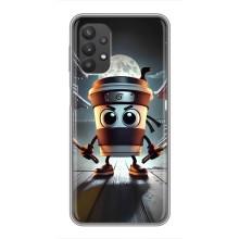 Чехол с мемом Тралалело тралала на Samsung Galaxy A32 (5G) (Капучино асасино)