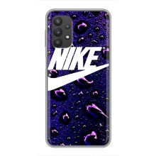 Чехол с логотипом Найк на Samsung Galaxy A32 (5G) – Найк на фиолетовом