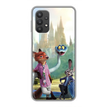 Чехол Зоотрополіс на Samsung Galaxy A32 (5G) – Ник Джуди и змея