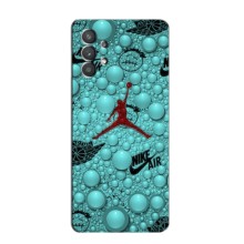 Силиконовый Чехол Nike Air Jordan на Самсунг Галакси А32 (5G) (Джордан Найк)