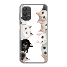 Силіконовий чохол з котиком для Samsung Galaxy A32 (5G) (Коти)