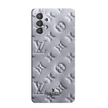 Текстурный Чехол Louis Vuitton для Самсунг Галакси А32 (5G) (Белый ЛВ)