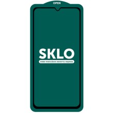 Защитное стекло SKLO 5D (тех.пак) для Samsung Galaxy A32 4G / A22 4G / M32 / A31 / M22 – Черный