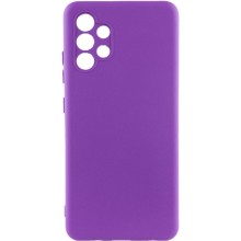 Чехол Silicone Cover Lakshmi Full Camera (A) для Samsung Galaxy A32 4G – Фиолетовый