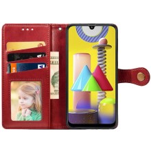 Кожаный чехол книжка GETMAN Gallant (PU) для Samsung Galaxy A32 4G – Красный