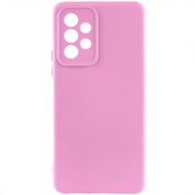 Чохол TPU GETMAN Liquid Silk Full Camera для Samsung Galaxy A32 4G – Рожевий