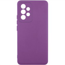 Чехол TPU GETMAN Liquid Silk Full Camera для Samsung Galaxy A32 4G – Фиолетовый