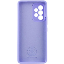 Чохол Silicone Cover Lakshmi Full Camera (AAA) with Logo для Samsung Galaxy A32 4G – Бузковий