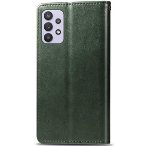 Шкіряний чохол-книжка GETMAN Gallant (PU) для Samsung Galaxy A32 4G – Зелений