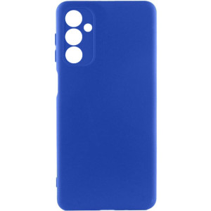 Чехол TPU GETMAN Liquid Silk Full Camera для Samsung Galaxy A32 4G – Синий