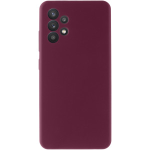 Чехол Silicone Cover Lakshmi Full Camera (AAA) для Samsung Galaxy A32 4G – Бордовый