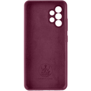Чехол Silicone Cover Lakshmi Full Camera (AAA) для Samsung Galaxy A32 4G – Бордовый