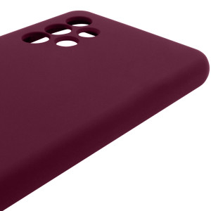 Чехол Silicone Cover Lakshmi Full Camera (AAA) для Samsung Galaxy A32 4G – Бордовый