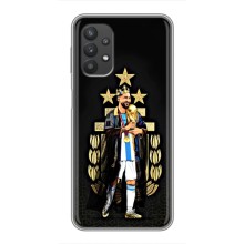 Чехлы для Samsung Galaxy A32 (Leo чемпион) (AlphaPrint) (Месси Король)
