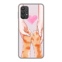 Чехол на Самсунг А32 с Котами (VPrint) (Любовь к котикам)