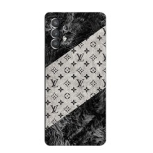 Чехол Стиль Louis Vuitton на Samsung Galaxy A32 – LV на белом
