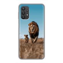 Чехол Король лев на Самсунг А32 (Мусафа и Симба)