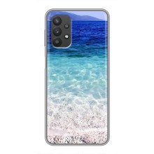Силиконовый чехол с КАРТИНКАМИ лето для Samsung Galaxy A32 (AlphaPrint) (Море)