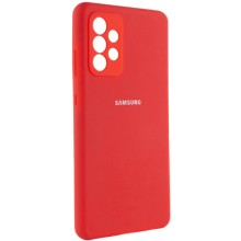 Чехол Silicone Cover Full Camera (AA) для Samsung Galaxy A33 5G – Красный