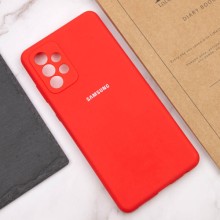 Чехол Silicone Cover Full Camera (AA) для Samsung Galaxy A33 5G – Красный
