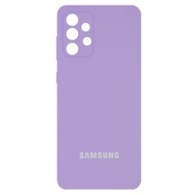 Чехол Silicone Cover Full Camera (AA) для Samsung Galaxy A33 5G – Сиреневый
