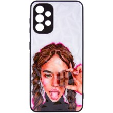 TPU+PC чехол Prisma Ladies для Samsung Galaxy A33 5G – Chocolate