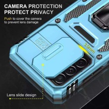 Ударопрочный чехол Camshield Army Ring для Samsung Galaxy A33 5G – Голубой