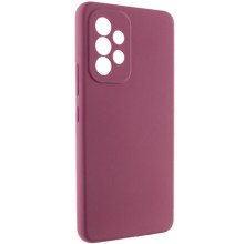 Чехол Silicone Cover Lakshmi Full Camera (AAA) для Samsung Galaxy A33 5G – Бордовый