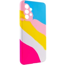 Чехол Silicone Cover Full Rainbow without logo для Samsung Galaxy A33 5G – Голубой