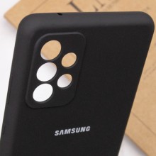 Чехол Silicone Cover Full Camera (AA) для Samsung Galaxy A33 5G – Черный