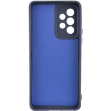 Чехол TPU GETMAN Liquid Silk Full Camera для Samsung Galaxy A33 5G – Синий