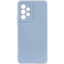 Чехол TPU GETMAN Liquid Silk Full Camera для Samsung Galaxy A33 5G – Голубой