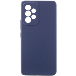 Чехол Silicone Cover Lakshmi Full Camera (AAA) для Samsung Galaxy A33 5G (Темно-синий)