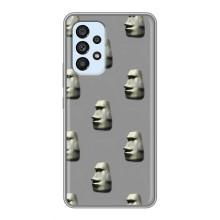 Бампер с принтом Мемы для Samsung Galaxy A33 (5G) (Каменное лицо)