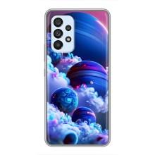 Чехлы КОСМОС для Samsung Galaxy A33 (5G) – Синие планеты