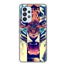 Чохли з зображенням різних тварин на Samsung Galaxy A33 (5G) (Яскравий Тигр)