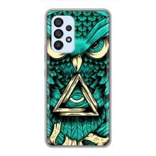 Чохли з принтом СОВИ для Samsung Galaxy A33 (5G) – Зелена сова