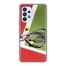 Чохли з прінтом Спортивна тематика для Samsung Galaxy A33 (5G) – Ракетки теніс