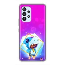 Чехол Бравл Старс для Samsung Galaxy A33 (5G) – Леон в костюме Акулы