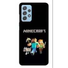 Чохол Майнкрафт на Samsung Galaxy A33 (5G) (AlphaPrint) Minecraft – герої Minecraft