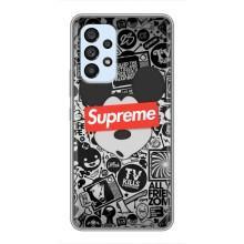 Чехол с Брендами одежды на Самсунг Галакси А33 (5G) – Supreme Маус