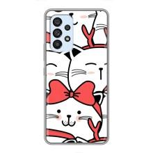 Бампер з зображенням Котиків для Самсунг Галаксі А33 (5G) (Новорічні котики)