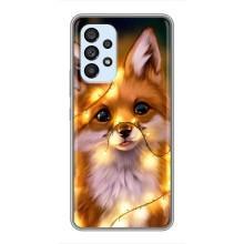 Чехол с Лисичкой для Samsung Galaxy A33 (5G) – Новогодний лисенок