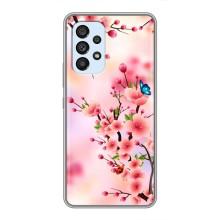 Чохол з картинкою Сакури на Samsung Galaxy A33 (5G) – Метелики на сакурі
