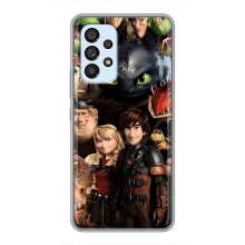 Чехол как приручить дракона на Samsung Galaxy A33 (5G) – Персонажи дракона